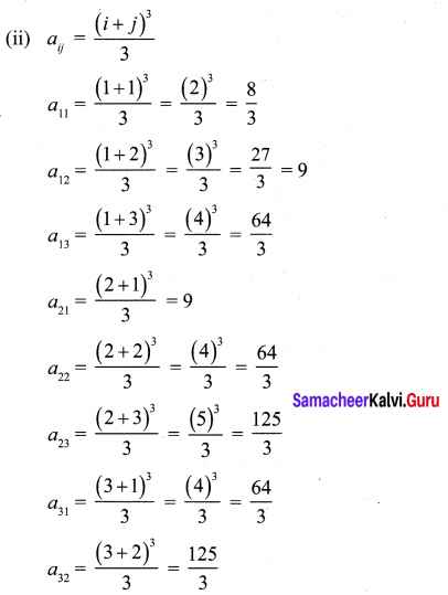 10th Maths Exercise 3.16 Solution Samacheer Kalvi Chapter 3 Algebra