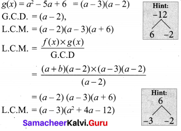 10th Maths Exercise 3.3 Samacheer Kalvi Chapter 3 Algebra