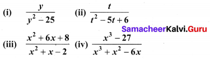 10th Maths 3.4 Exercise Solutions Chapter 3 Algebra Samacheer Kalvi 