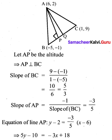 Maths Exercise 5.3 Samacheer Kalvi 10th Solutions Chapter 5 Coordinate Geometry