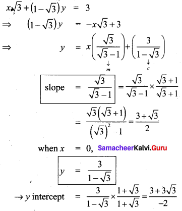 10th Maths Exercise 5.3 Samacheer Kalvi Chapter 5 Coordinate Geometry 