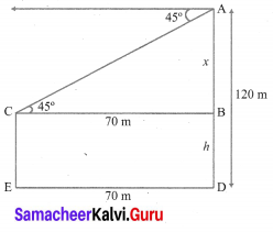 10th Maths 6.3 Solutions Chapter 6 Trigonometry Samacheer Kalvi