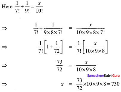 Samacheer Kalvi 11th Maths Solutions Chapter 4 Combinatorics and Mathematical Induction Ex 4.3 91