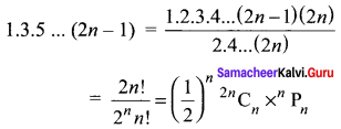 Samacheer Kalvi 11th Maths Solutions Chapter 4 Combinatorics and Mathematical Induction Ex 4.5 82