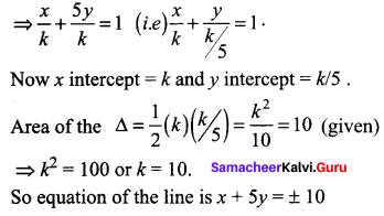 Samacheer Kalvi 11th Maths Solutions Chapter 6 Two Dimensional Analytical Geometry Ex 6.3 97