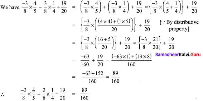 Samacheer Kalvi 8th Maths Term 1 Chapter 1 Rational Numbers Ex 1.2 15