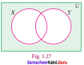 9th Std Maths Exercise 1.3 Solutions Chapter 1 Set Language Samacheer Kalvi 