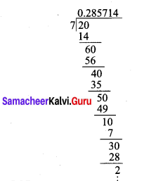 9th Maths Exercise 2.2 Samacheer Kalvi Chapter 2 Real Numbers