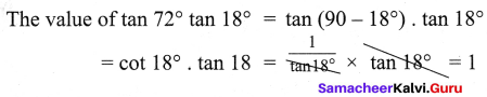 Samacheer Kalvi 9th Maths Chapter 6 Trigonometry Ex 6.5 2