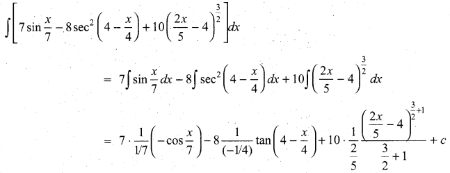 Samacheer Kalvi 11th Maths Solutions Chapter 11 Integral Calculus Ex 11.3 16