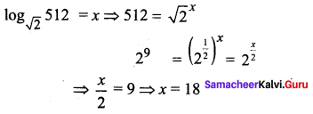 Samacheer Kalvi 11th Maths Solutions Chapter 2 Basic Algebra Ex 2.13 7