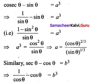 Samacheer Kalvi 11th Maths Solutions Chapter 3 Trigonometry Ex 3.1