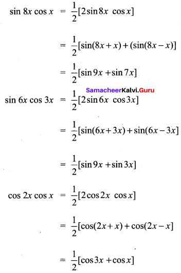Samacheer Kalvi 11th Maths Solutions Chapter 3 Trigonometry Ex 3.6 12
