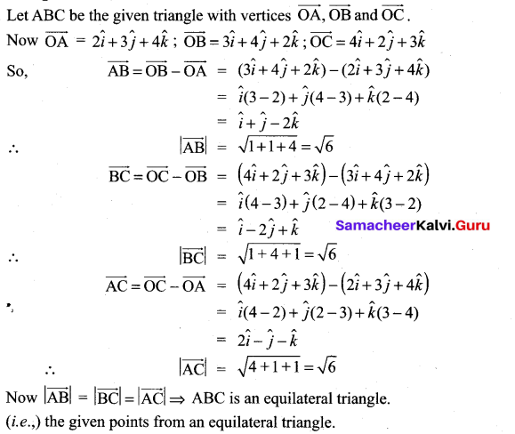 Samacheer Kalvi 11th Maths Solutions Chapter 8 Vector Algebra - I Ex 8.2 47