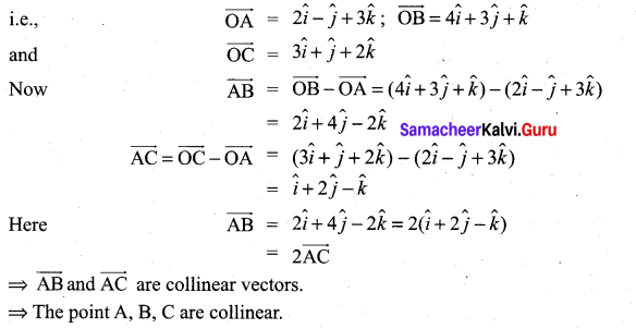 Samacheer Kalvi 11th Maths Solutions Chapter 8 Vector Algebra - I Ex 8.3 14