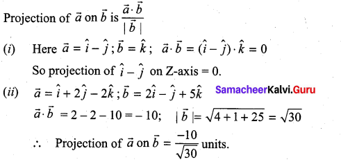 Samacheer Kalvi 11th Maths Solutions Chapter 8 Vector Algebra - I Ex 8.3 33