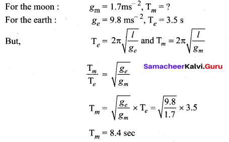 Samacheer Kalvi 11th Physics Solutions Chapter 10 Oscillations 146