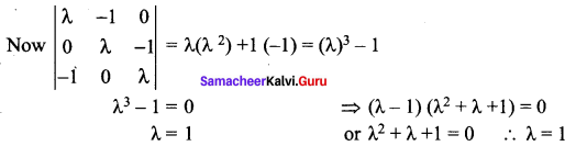 Samacheer Kalvi 12th Maths Solutions Chapter 1 Applications of Matrices and Determinants Ex 1.8 100