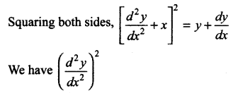 Samacheer Kalvi 12th Maths Solutions Chapter 10 Ordinary Differential Equations Ex 10.1 26