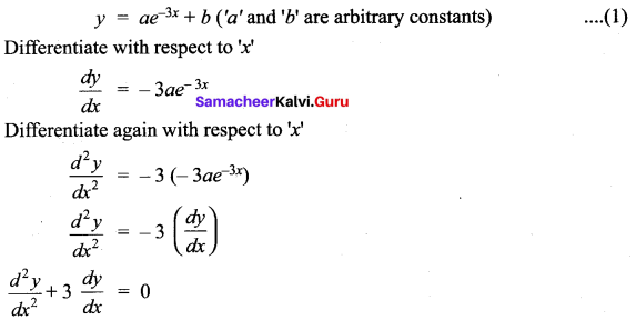 Samacheer Kalvi 12th Maths Solutions Chapter 10 Ordinary Differential Equations Ex 10.4 11