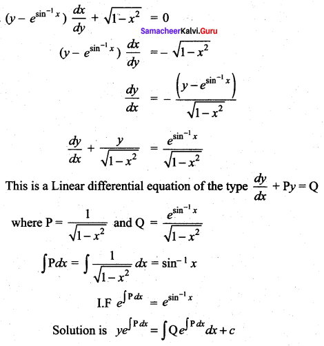 Samacheer Kalvi 12th Maths Solutions Chapter 10 Ordinary Differential Equations Ex 10.7 20