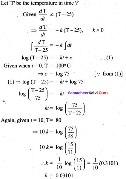 Samacheer Kalvi 12th Maths Solutions Chapter 10 Ordinary Differential Equations Ex 10.8 14