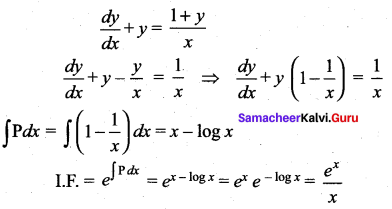 Samacheer Kalvi 12th Maths Solutions Chapter 10 Ordinary Differential Equations Ex 10.9 14