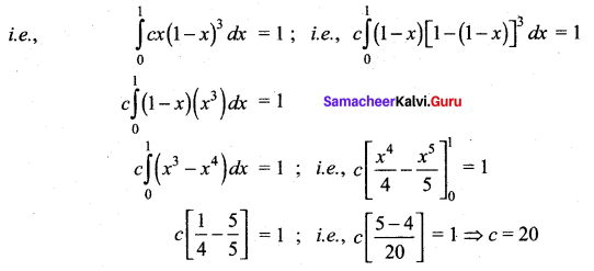 Samacheer Kalvi 12th Maths Solutions Chapter 11 Probability Distributions Ex 11.3 23