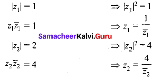 Samacheer Kalvi 12th Maths Solutions Chapter 2 Complex Numbers Ex 2.5 Q7