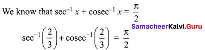 Samacheer Kalvi 12th Maths Solutions Chapter 4 Inverse Trigonometric Functions Ex 4.6 30