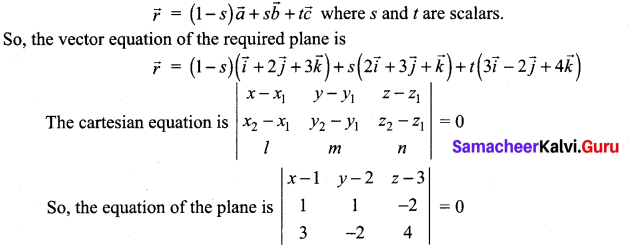 Samacheer Kalvi 12th Maths Solutions Chapter 6 Applications of Vector Algebra Ex 6.7 16