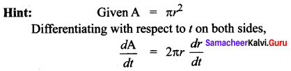 Samacheer Kalvi 12th Maths Solutions Chapter 7 Applications of Differential Calculus Ex 7.10 34