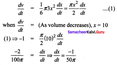 Samacheer Kalvi 12th Maths Solutions Chapter 7 Applications of Differential Calculus Ex 7.10 37