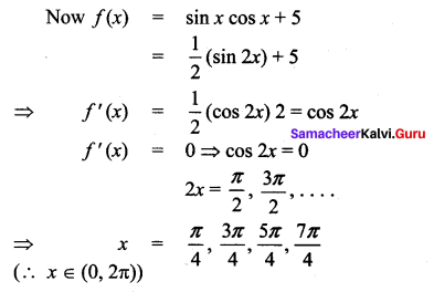Samacheer Kalvi 12th Maths Solutions Chapter 7 Applications of Differential Calculus Ex 7.6 111