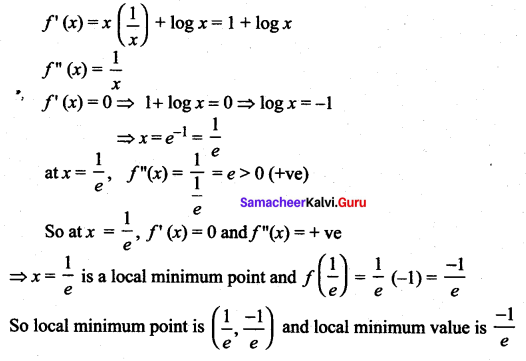 Samacheer Kalvi 12th Maths Solutions Chapter 7 Applications of Differential Calculus Ex 7.7 6