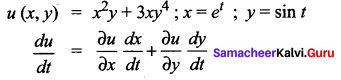 Samacheer Kalvi 12th Maths Solutions Chapter 8 Differentials and Partial Derivatives Ex 8.6 1
