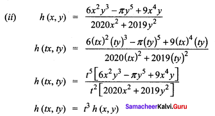 Samacheer Kalvi 12th Maths Solutions Chapter 8 Differentials and Partial Derivatives Ex 8.7 3