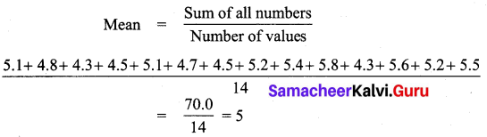 Samacheer Kalvi 7th Maths Solutions Term 3 Chapter 5 Statistics Ex 5.1 5