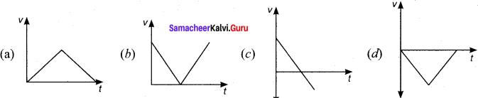 11th Physics Kinematics Book Back <br/>Answers Chapter 2 Samacheer Kalvi