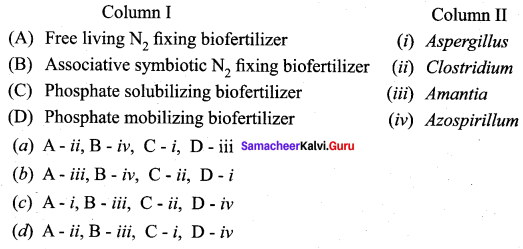 Samacheer Kalvi 12th Bio Botany Solutions Chapter 9 Plant Breeding