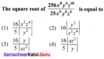 Samacheer Kalvi 10th Maths Book Solutions Chapter 3 Algebra Ex 3.19
