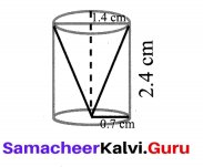 10th Maths Exercise 7.3 Solutions Chapter 7 Mensuration Samacheer Kalvi 