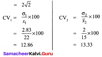 Samacheer Kalvi 10th Maths Chapter 8 Statistics and Probability Ex 8.2 16