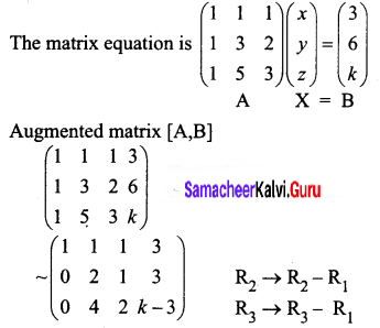 Samacheer Kalvi 12th Business Maths Solutions Chapter 1 Applications of Matrices and Determinants Additional Problems 22