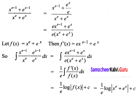Samacheer Kalvi 12th Business Maths Solutions Chapter 2 Integral Calculus I Ex 2.6 Q8