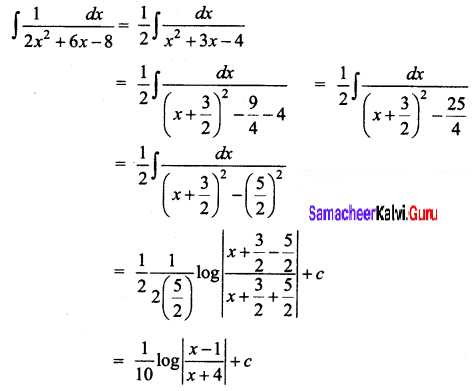 Samacheer Kalvi 12th Business Maths Solutions Chapter 2 Integral Calculus I Ex 2.7 Q6