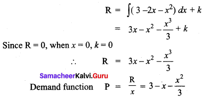 Samacheer Kalvi 12th Business Maths Solutions Chapter 3 Integral Calculus II Additional Problems II Q4