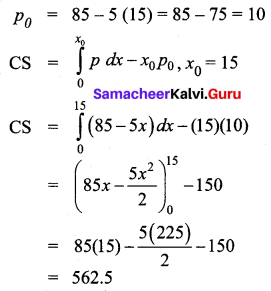 Samacheer Kalvi 12th Business Maths Solutions Chapter 3 Integral Calculus II Ex 3.3 Q3