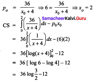 Samacheer Kalvi 12th Business Maths Solutions Chapter 3 Integral Calculus II Ex 3.3 Q7