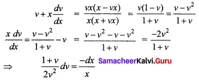 Samacheer Kalvi 12th Business Maths Solutions Chapter 4 Differential Equations Ex 4.6 Q23.1